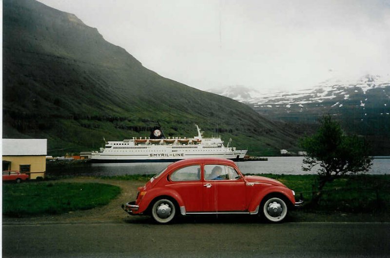 VW-Kfer BE 80'244 in Seydisfjrdur in Island