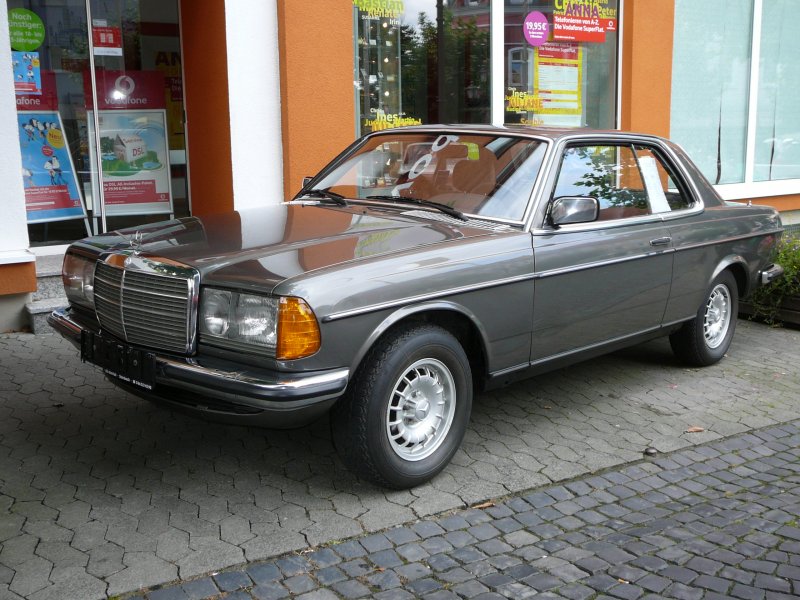 Mercedes Benz W123 Coupe anl der Old und Youngtimerausstellung in 36088