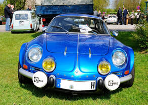Renault, ALPINE A110  Berlinette 1300S, beim Oldtimertreffen der Oldtimer-IG Grenzland am 1.Mai 2016, Loherhof Geilenkirchen
