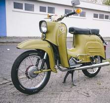SIMSON Schwalbe KR51/1S Halbautomatik Baujahr 1974    Oldtimertreffen Emden - Borsum März 2015
