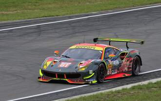 LM GTEam Nr.61 Clearwater Racing, Ferrari 488 GTE, Fahrer: Weng Sun Mok, Keita Sawa, Matthew Griffin.