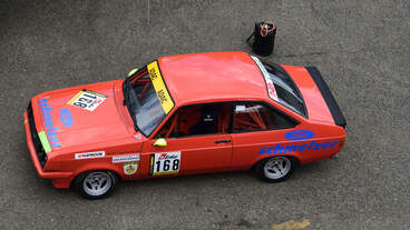 Ford ESCORD RS 2000, Youngtimer Trophy Rennen 1, nach Rennabbruch im Fahrerlager, Youngtimer Festival in Spa Francorchamps am 15.07.2018