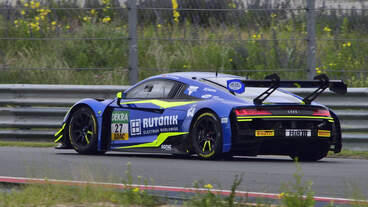 #27 Audi R8 LMS evo II GT3, Rutronik Racing: Fahrer: Kim-Luis Schramm und Dennis Marschall, Freie Training, Samstags Rennen 1.