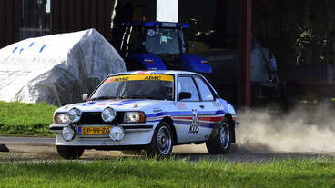 Opel Ascona, Norbert Thielen & Koen Weijers, bei der Rallye Köln - Ahrweiler am 12.11.2022, bei Rodder