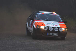 Toyota Corolla 1600 GT 2 Door AE86, Joachim Wirths Vorausfahrzeug der ADAC Rallye Kln-Ahrweiler am 9.11.2024.