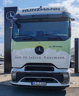 =MB e Actros 600 des Nutzfahrzeugehndlers KUNZMANN aus Fulda, 07-2025