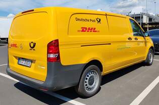 =MB Vito E von DHL steht im Juli 2025 in Fulda
