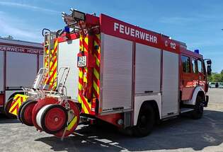 =MB 1224 mit Magirus-Aufbau als LF 16/12, gesehen auf dem Ausstellungsgelnde anl.