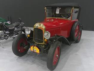 Citroen Typ C3 5HP in der Karosserieform Torpedo aus dem Jahr 1923.