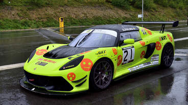 Lotus Elise #21 Daniel Palmazu, (Lotus Cup Europe) gesehen im Fahrerlager bei den Spa Six Hours am 1.10.2022