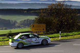 Mitsubishi EVO IX,Michael Bieg & Conny Nemenich, bei der Rallye Köln - Ahrweiler am 12.11.2022 bei Aremberg