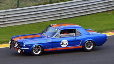 #202, FORD Mustang (1965), 4725 ccm Fahrer: DE WEERDT Emiel (BE), BRANCKAERTS Luc (BE) & KABERGS Bjorn (BE), Spa Six Hours Endurance am 1.10.2022 