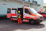 BF Frankfurt am Main Mercedes Benz Sprinter ELW C-Dienst 6/10 bei der Katastrophenschutzbung Frankopia 2025 im Frankfurter Osthafen am 20.09.25