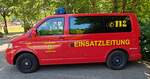 =VW T5 als Einsatzleitfahrzeug der Feuerwehr BURGHAUN steht in Hnfeld anl.