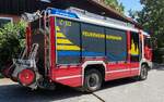 =MAN mit Rosenbauer-Aufbau als HLF 20 der Feuerwehr BURGHAUN steht in Hnfeld anl.