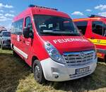 =Opel Movano der Feuerwehr HEMSBACH, abgestellt auf dem Parkplatz der 2025er Rettmobil in Fulda