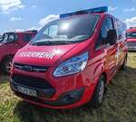 =Ford Transit als MTW der Feuerwehr MMBRIS - DAXBERG, steht auf dem Parkplatz der 2025er Rettmobil in Fulda