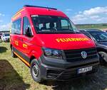 =VW Crafter II als MTW der Feuerwehr HAGEN, gesehen abgestellt auf dem Parkplatz der 2025er Rettmobil in Fulda