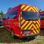 =Ford Transit als MTW der Feuerwehr NEUKIRCHEN-CHRISTERODE, gesehen auf dem Parkplatz der 2025er Rettmobil in Fulda