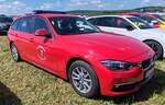 =BMW der Feuerwehr GTERSLOH, gesehen abgestellt auf dem Parkplatz der 2025er Rettmobil in Fulda