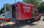 =Iveco Daily als Katastrophenschutzfahrzeug im Dienst der Feuerwehren des Landkreises FULDA, steht auf dem Ausstellungsgelnde anl.