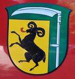 =Gemeindewappen von BURGHAUN auf dem MB Vito der dortigen Feuerwehr, gesehen auf dem Ausstellungsgelnde anl.