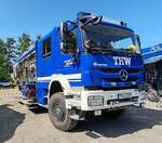 =MB Axor vom THW OV HNFELD, gesehen auf dem Ausstellungsgelnde anl.