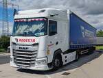 =DAF XG-Sattelzug von REGESTA aus Polen, rastet im Juli 2025 an der A 7
