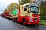 Baumann Move MAN TGX 41.640 mit Trafo Schwertransport fr Tennet am 02.11.25 in Maintal