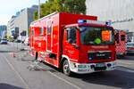 Feuerwehr Frankfurt am Main MAN TGM ELW2 bei der Katastrophenschutzbung Frankopia 2025 im Frankfurter Osthafen am 20.09.25