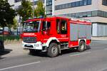 Feuerwehr Frankfurt am Main Schwanheim Mercedes Benz Atego 1323 Ziegler LF10 bei der Katastrophenschutzbung Frankopia 2025 im Frankfurter Osthafen am 20.09.25
