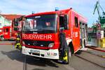 Feuerwehr Frankfurt am Main Mercedes Benz Atego Ziegler LF10 bei der Katastrophenschutzbung Frankopia 2025 im Frankfurter Osthafen am 20.09.25