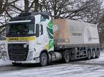 Volvo Sattelzug in Dambeck am 01.02.2026
