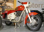 Simson S350, Baujahr 1960, 4-Takt-Motor, 350ccm, 20PS, Vmax.130Km/h, Fahrzeugmusum Suhl, April 2025uhl