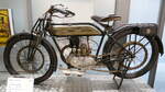 Triumph, Baujahr 1926, im Originalzustand, 298ccm, 2-Takt, 4 PS, Vmax.75 Km/h, Fahrzeugmuseum Suhl, April 2025