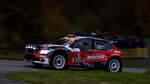 Skoda Fabia R5,GERHARD, Christopher /MRZ, Lena, ADAC Rallye Kln-Ahrweiler, so langsam wird es dunkel am 8.11.2025.