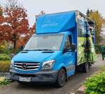 =MB Sprinter des Gartenbaubetriebes KMMEL steht anl.