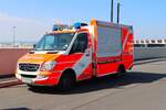 Frankfurt Airport Flughafenfeuerwehr Mercedes Benz Sprinter 519 Ziegler KLAF (Florian Frankfurt-Flughafen 81/20-2) am 11.04.26 beim Terminal 3 Er�ffnungsevent