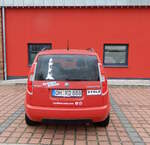 Skoda Roomster als Firmenwagen einer Kaufhauskette am 19.11.26 in Rövershagen.