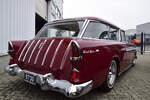 Chevrolet Bel Air Nomad 1955, Heckansicht, US Car´s und Hodrod Treffen in Eygelshoven NL.