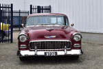 Chevrolet Bel Air Nomad 1955, Heckansicht, US Car´s und Hodrod Treffen in Eygelshoven NL.