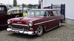 Chevrolet Bel Air Nomad 1955, Heckansicht, US Car´s und Hodrod Treffen in Eygelshoven NL.