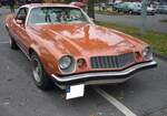 Chevrolet Camaro aus dem Modelljahr 1977 im Farbton orange.