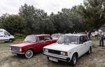 Lada 1200 (links) und sein Nachfolger Lada Nova alias VAZ 2105 (rechts).