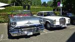 Pontiac Star Chief Cabrio und Mercedes 230 S W111,  am 1.