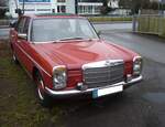 Mercedes Benz W114 V23 Limousine, gebaut von 1968 bis 1976.