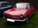 NSU Sportprinz im Farbton alfarot, wie er von 1959 bis 1967 produziert wurde.