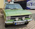 =Opel Kadett Automatic, ausgestellt beim Ortsjubilum 1000 Jahre Groenbach im Juni 2025