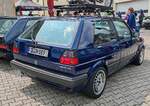 =VW Golf CL, gesehen beim Ortsjubilum 1000 Jahre Groenbach im Juni 2025