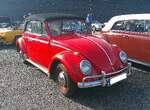 VW Typ 15  K�fer Cabriolet  des Modelljahres 1963 im Farbton L456 rubinrot.
